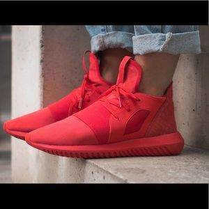 adidas Tubular Defiant Shoes - Red | adidas US
